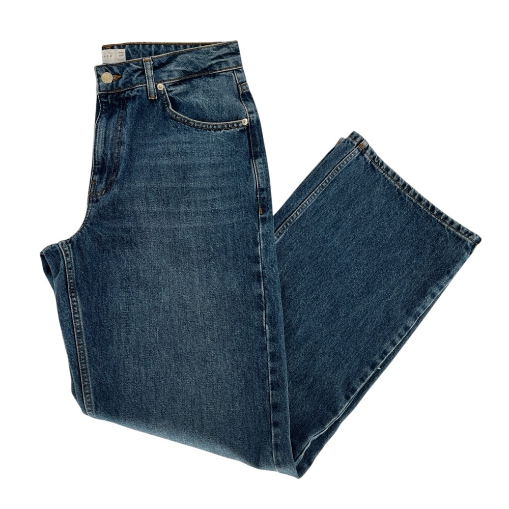 Topshop Wide Leg jeans medium wash - 10 - Picture 2 of 10